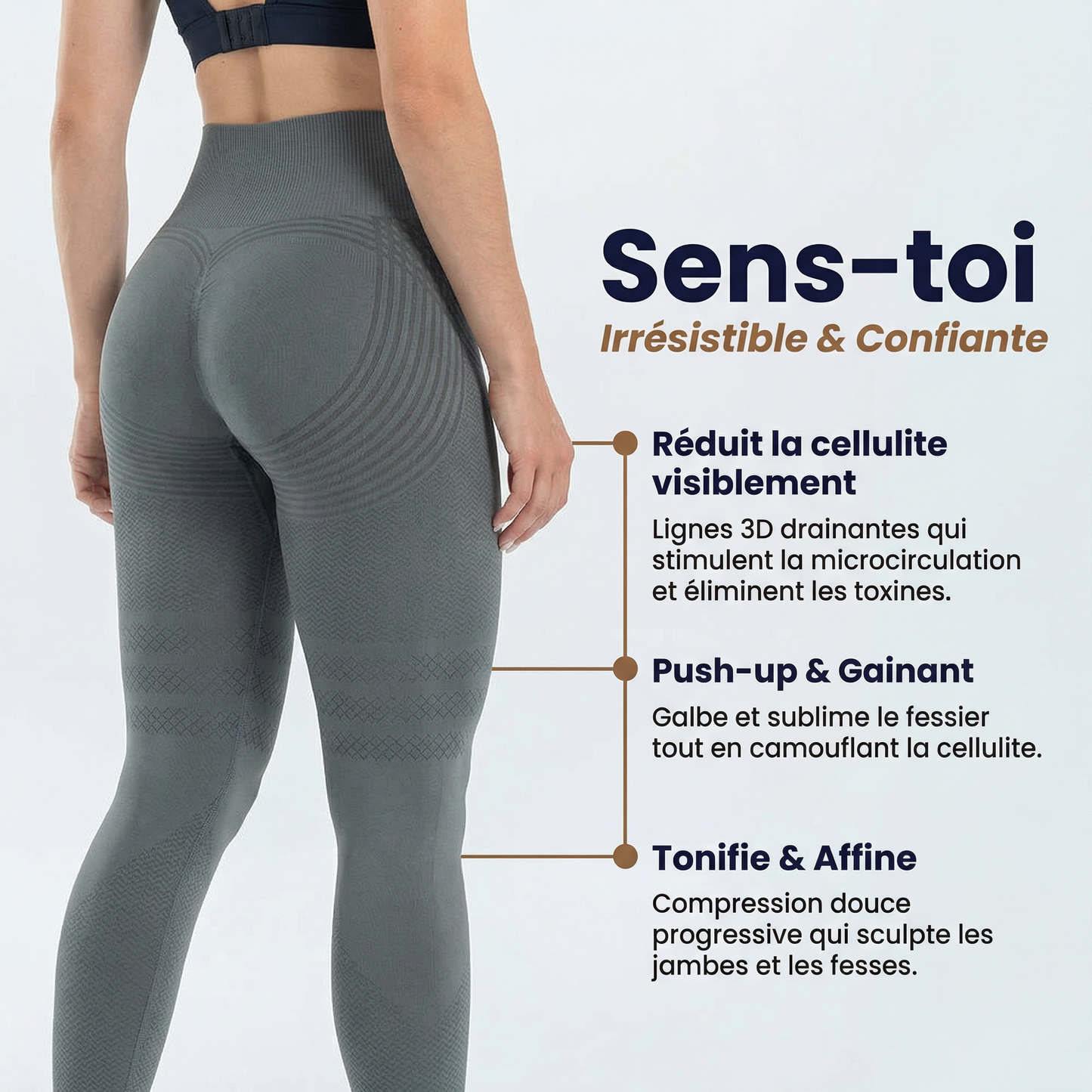 LEGGING ODYOA 3D-Drain™ - Technologie 3D Anti-Cellulite