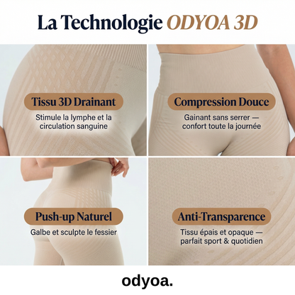 LEGGING ODYOA 3D-Drain™ - Technologie 3D Anti-Cellulite